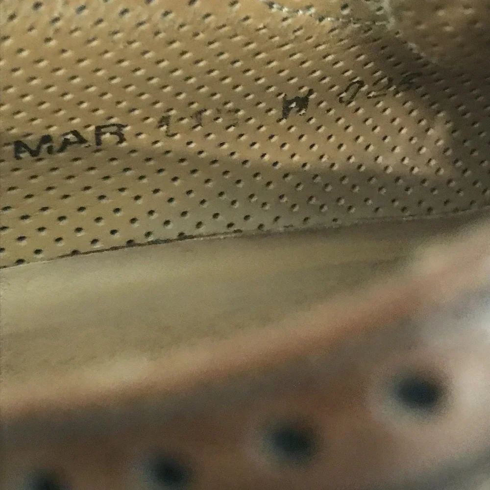 Mezlan Dress Shoes Mens Size 11.5 Brown Del Mar Basketweave Cap Toe Oxford